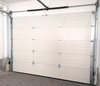 यूरोपीय 18x7 फीट स्टील सामग्री लकड़ी जैसा दिखने वाला क्षैतिज स्लाइडिंग गेट गेराज दरवाजे