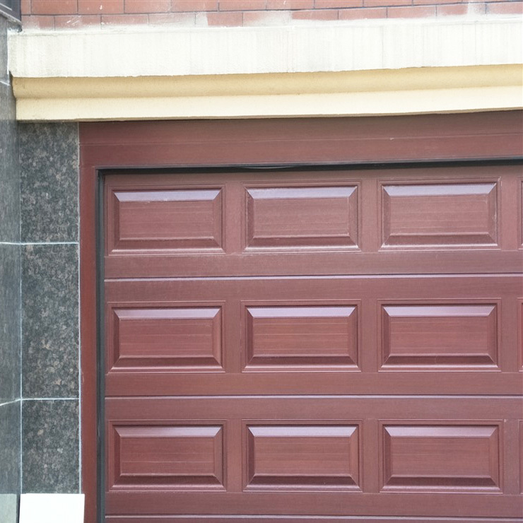 उच्च गुणवत्ता वाला सिंगल-लेयर स्टील गेराज दरवाजा, हवा प्रतिरोधी स्लाइडिंग दरवाजा